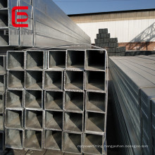 Carbon square steel tube hot dip galvanized square steel SHS for steel post